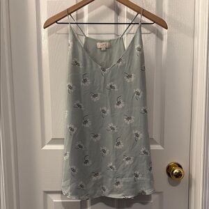 LOFT Light Blue Floral Women's Top